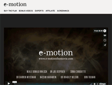 Tablet Screenshot of e-motionthemovie.com
